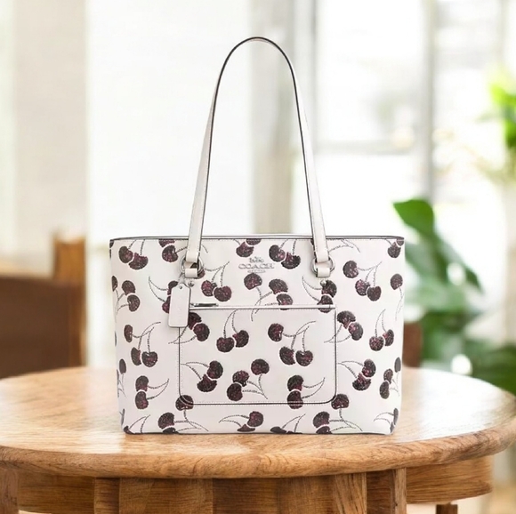 Coach Handbags - Coach Cherry Print Station Tote Bag - New